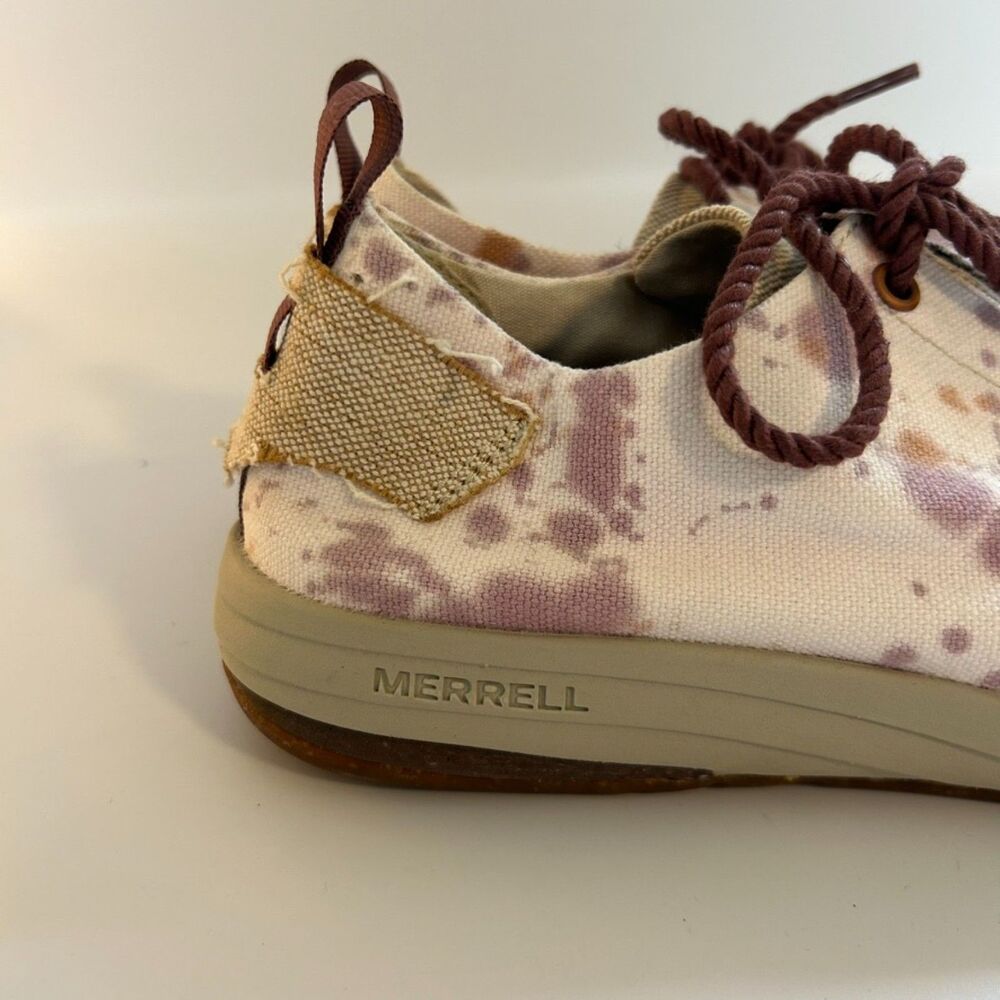 Merrell Womens Gridway Cotton Canvas Sneakers Lace-up Shoes Size 10.5 Vibram - Picture 3 of 10